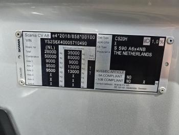 S590 V8 6X4 / 2 TANKS / NL TRUCK! 80T